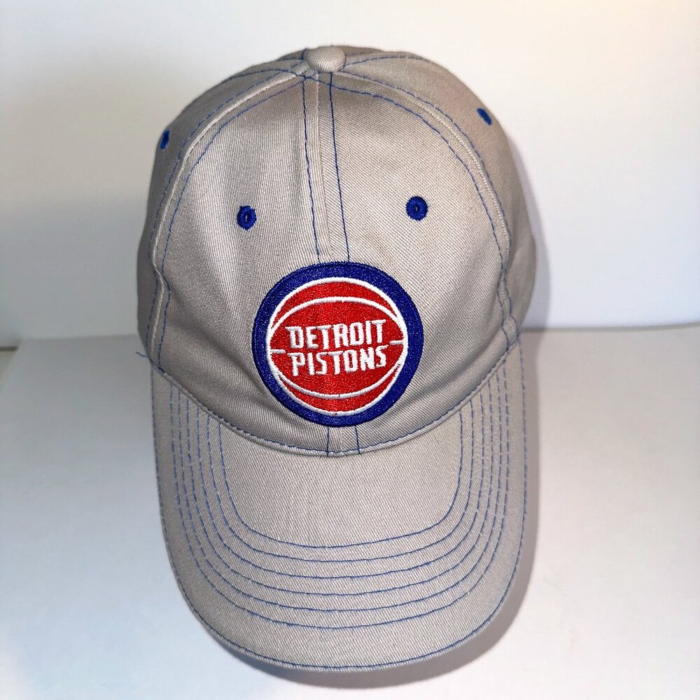 Detroit Pistons unbranded Gray adjustable hat cap tuck strap with slide